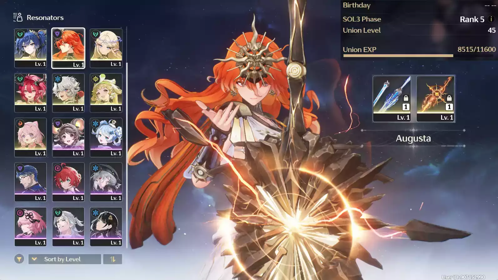 (SEA) UL45 Cartethyia Trấn + Ciaccona + Augusta Trấn + Iuno + Verina RC1