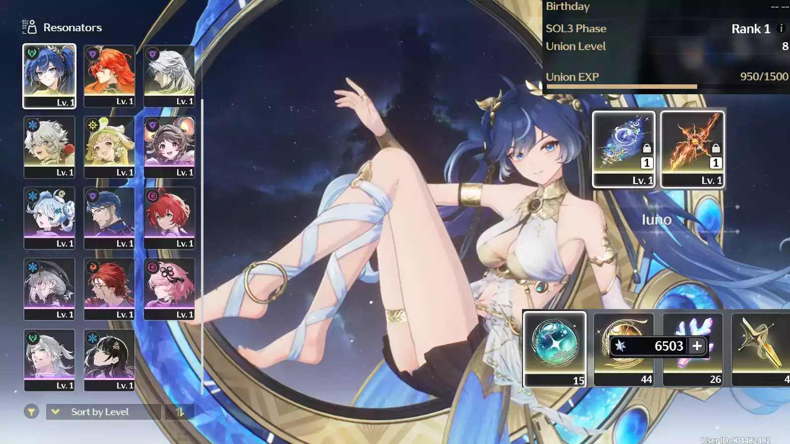 (SEA) UL8 Augusta Trấn + Iuno Trấn + 90 vé Limit + Verina