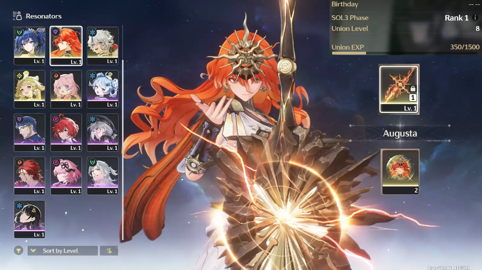 (SEA) UL8 Augusta RC2 Trấn +Iuno +  Verina + Encore(Zin Map Zin Nhiệm Vụ)