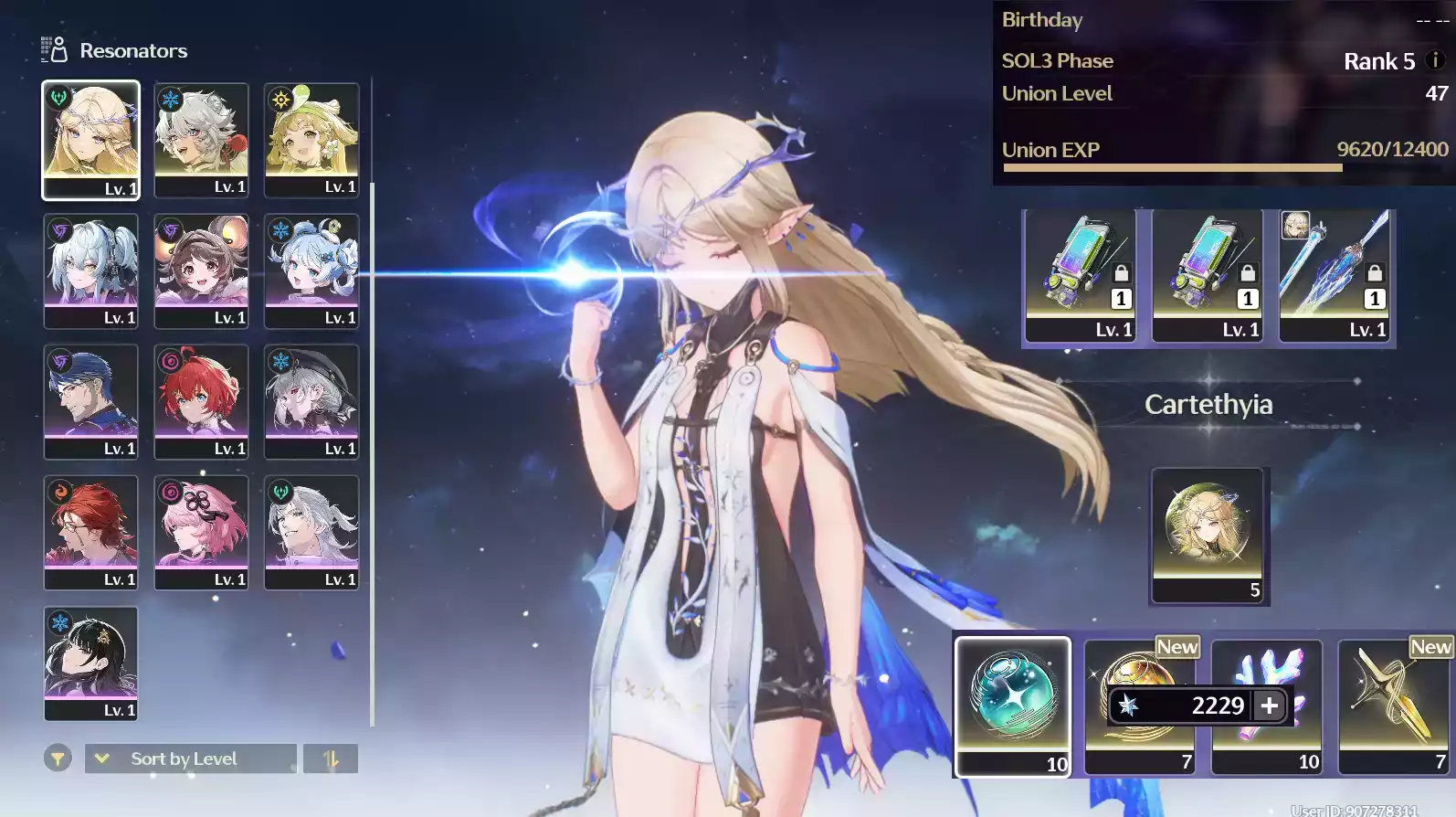 (SEA) UL45 Cartethyia RC5 Trấn + Verina