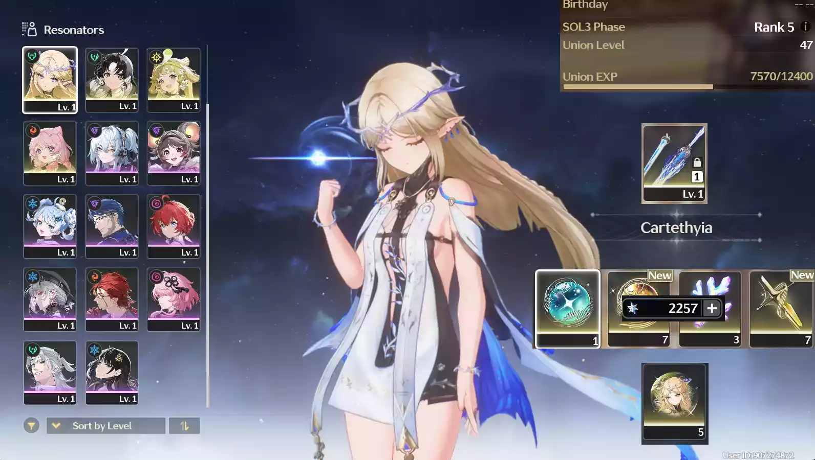 (SEA) UL45 Cartethyia RC5 Trấn + Verina