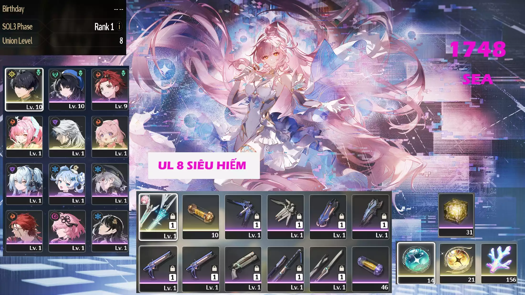 [ ACC VIP ] WW1748 chuối hông C0R1 UL 8 SIÊU HIẾM