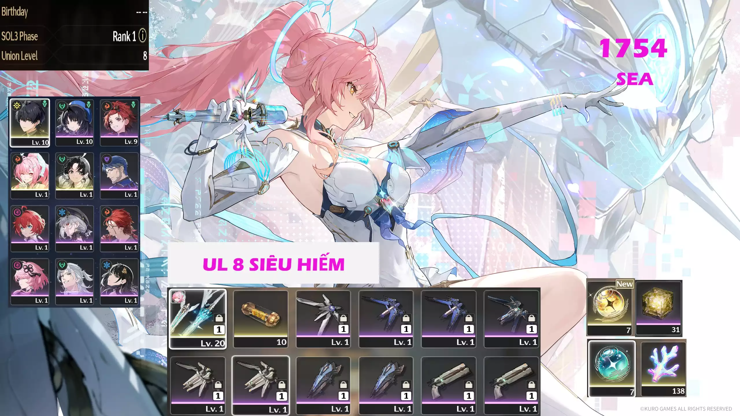 [ ACC VIP ] WW1754 chuối hông C0R1 UL 8 SIÊU HIẾM