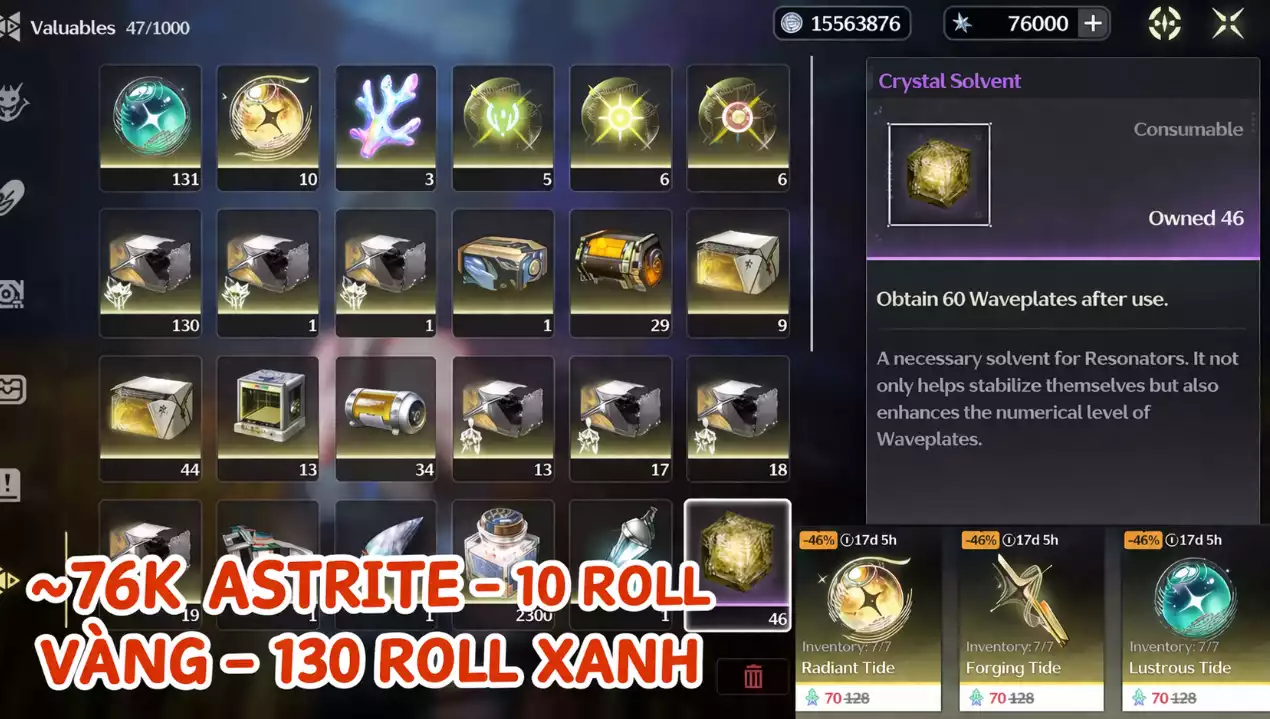 Acc Reroll To Nhất Thị Trường: ~76k ASTRITE - 10 ROLL LIMIT - 150 ROLL THƯỜNG + BANNER TÂN THỦ ( CÁC ACC KHÔNG GHI LÀ KHÔNG CÓ BANNER TÂN THỦ)
