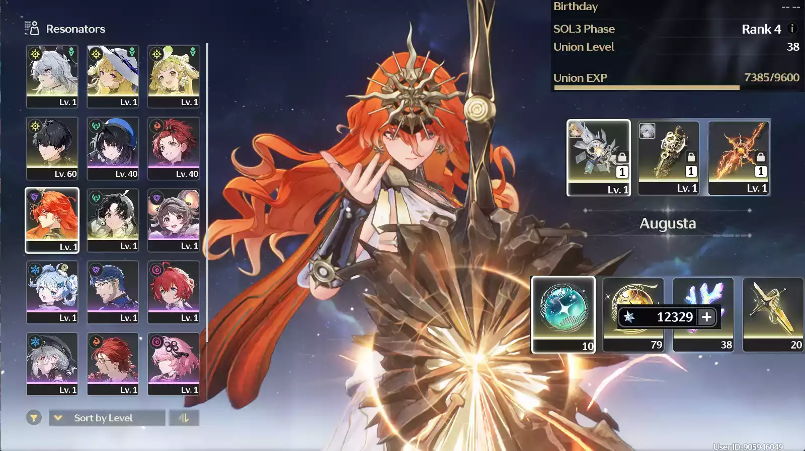 (SEA) UL50 Augusta Trấn + Zani Trấn + Phoebe Trấn + Verina + Encore + 180 vé limit + 124 san hô