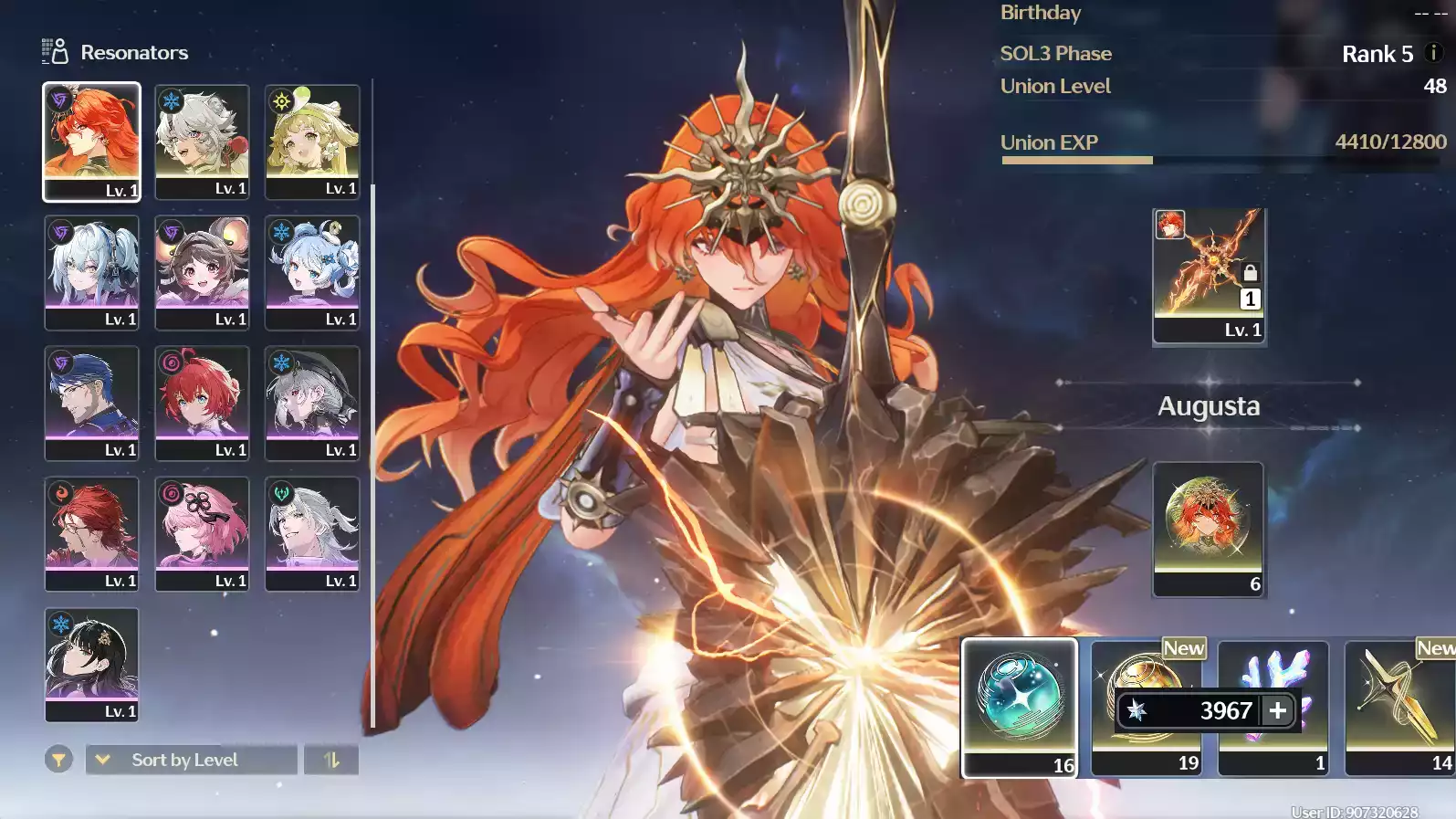 (SEA) UL45 Augusta RC6 Trấn + 56 vé limit