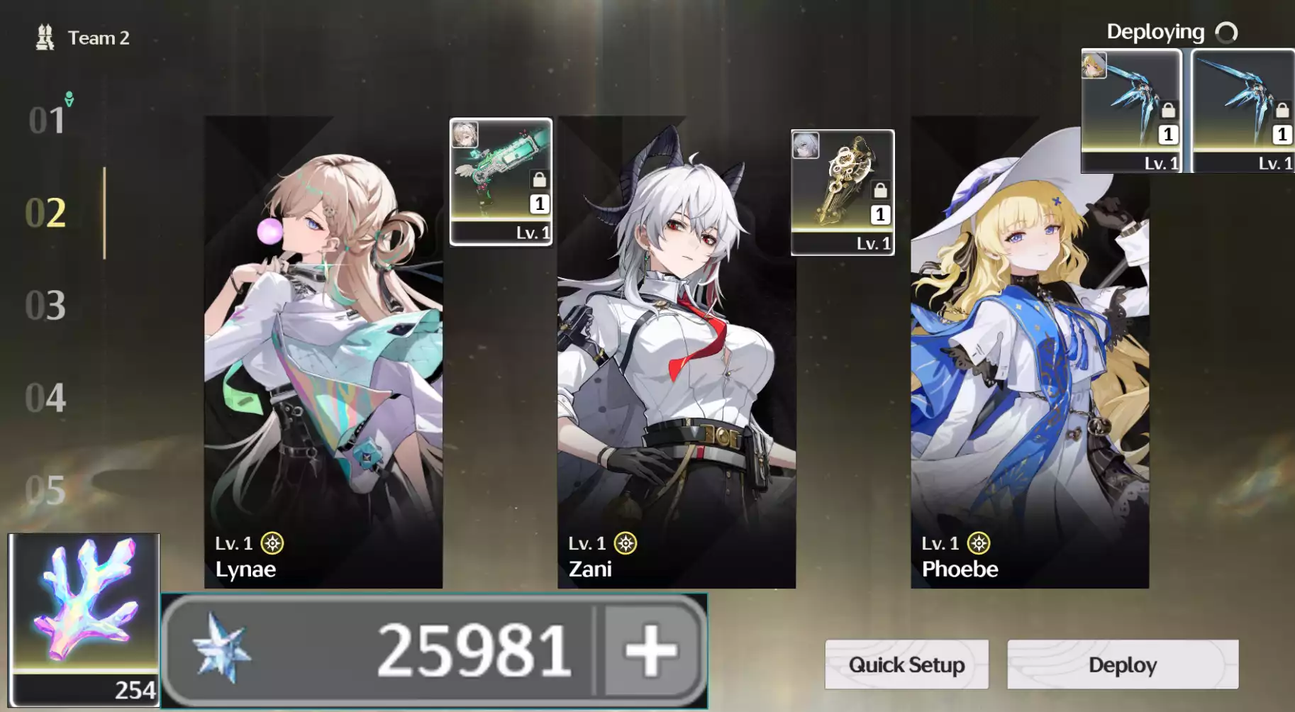 Team Spectro Lynae C0r1 + Zani C0r1 + Phoebe trấn 5*x2 Zin Map 3.0 + 25k đá