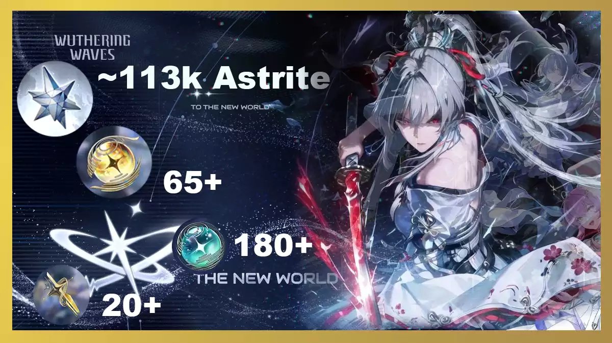 (EU) ~113k Astrite 65+ limited 180 rolls thường 20+ weaps