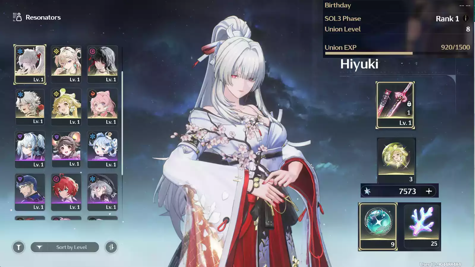 (SEA) UL8 Hyuki Trấn + Lynae + Chisa + Verina(zin map, zin nhiệm vụ. zin x2)
